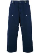 Paura 'carlini' Cropped Trousers - Blue