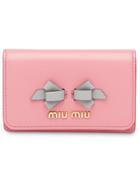 Miu Miu Business Card Holder - Pink & Purple