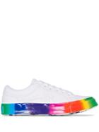 Converse X Golf Le Fleur Rainbow Sole Sneakers - White