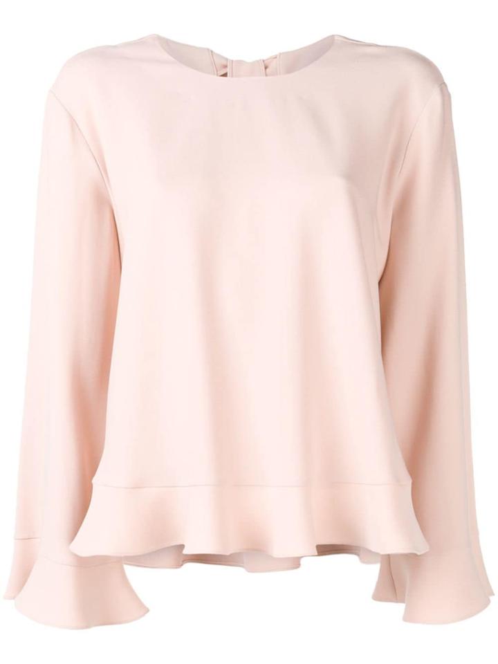 Stella Mccartney Ruffled Sweatshirt - Neutrals