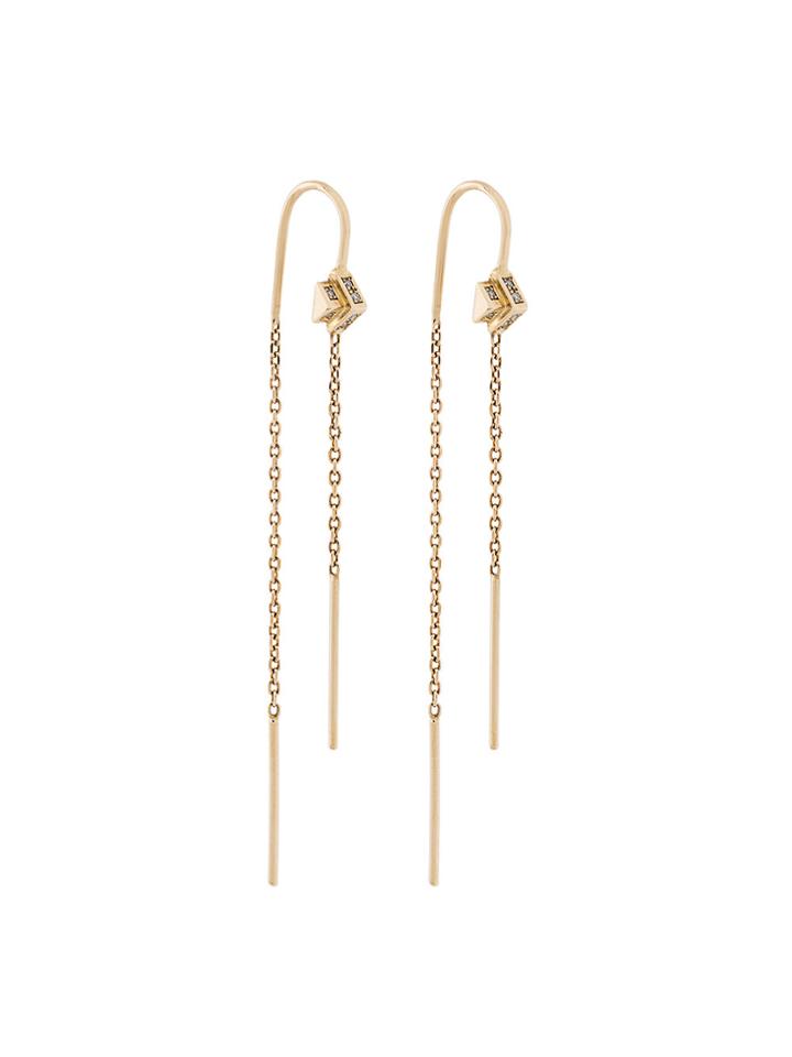 Maria Black Dusk Diamond Earrings (pair) - Metallic