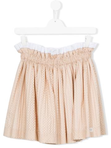 No21 Kids - Pleated Skirt - Kids - Cotton - 14 Yrs, Girl's, Nude/neutrals