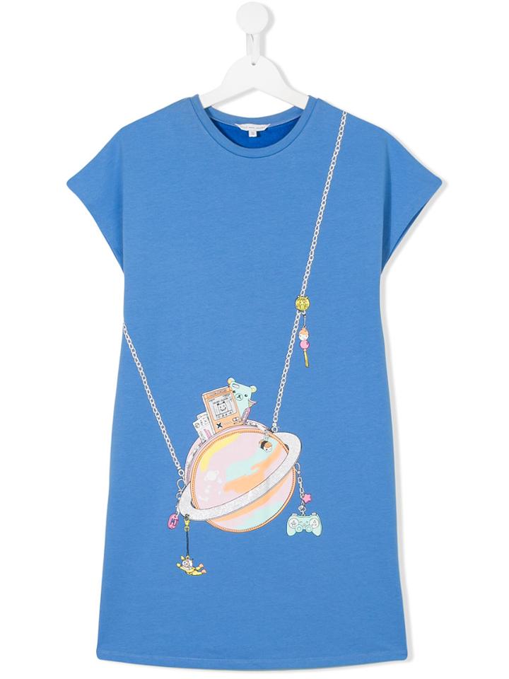 Little Marc Jacobs Printed Dress - Blue
