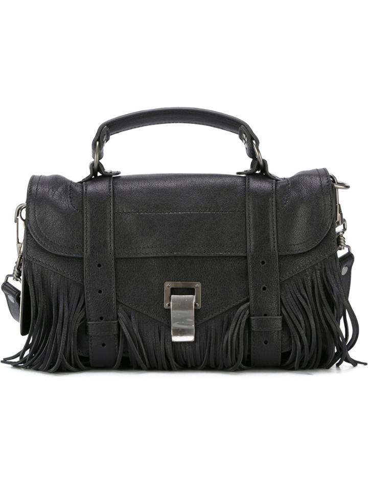 Proenza Schouler Tiny 'ps1' Satchel - Black