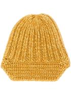 Missoni Knitted Beanie Hat - Gold