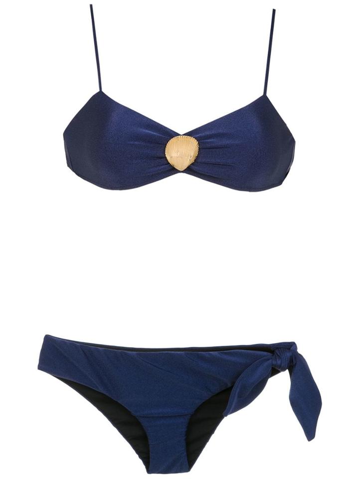 Adriana Degreas Concha Bikini Set - Blue