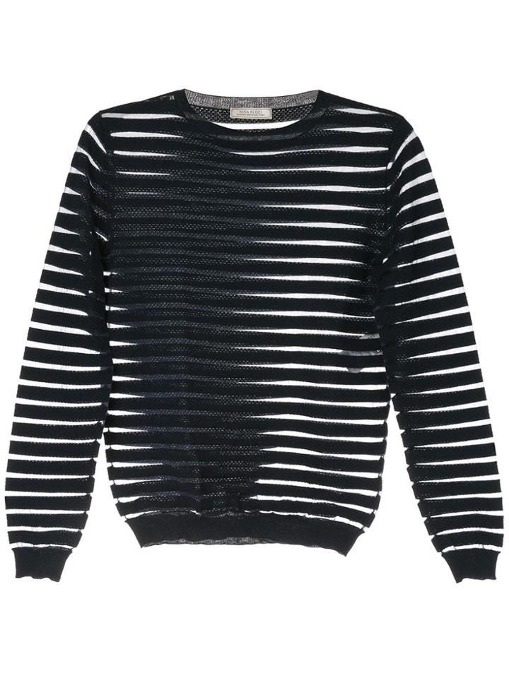 Nina Ricci Striped Jumper - Blue