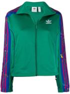 Adidas Floral Track Jacket - Green