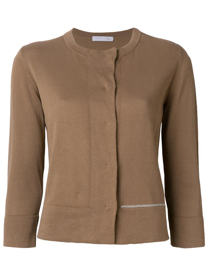 Fabiana Filippi Classic Cardigan - Brown