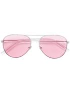 Retrosuperfuture Ideal Aviator Sunglasses - Pink & Purple