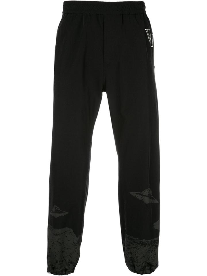 Undercover Ufo Print Track Pants - Grey