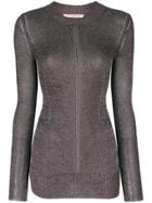 Christopher Kane Dna Metallic Jumper - Pink & Purple
