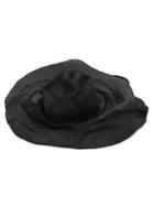 Horisaki Design & Handel Crumpled Wide Brim Hat, Adult Unisex, Size: Small, Black, Rabbit Fur Felt