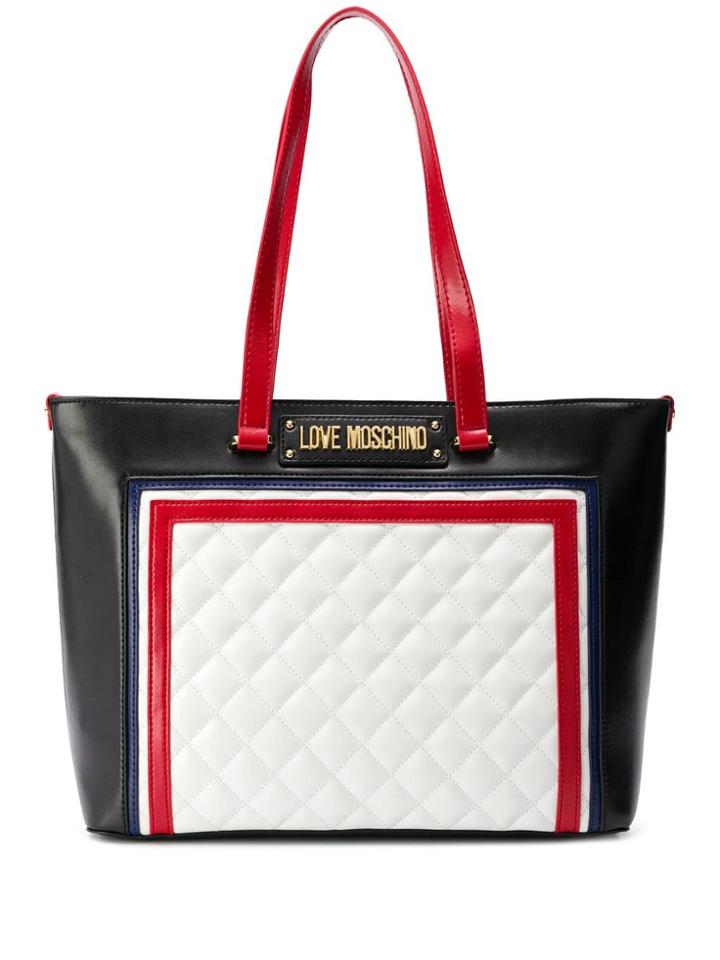 Love Moschino Quilted Shopper Tote - Black