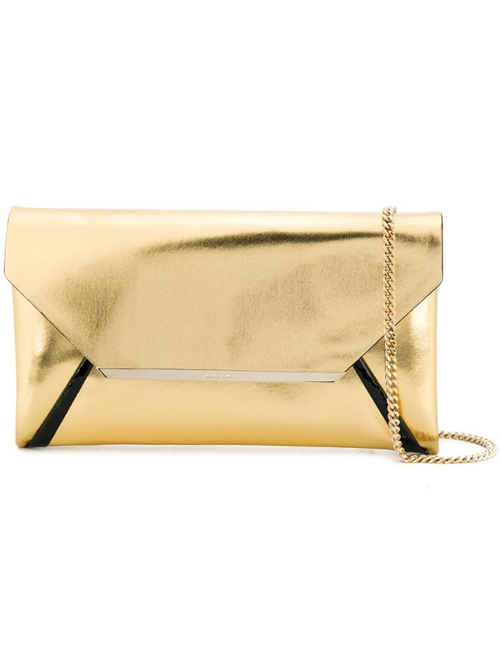 Lanvin Envelope Clutch Bag - Metallic
