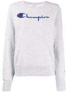 Champion Logo Sweater - Grey