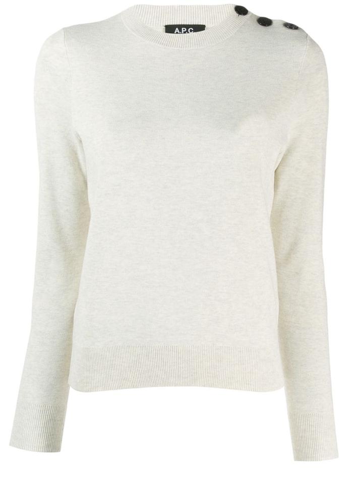 A.p.c. Knitted Jumper - Neutrals