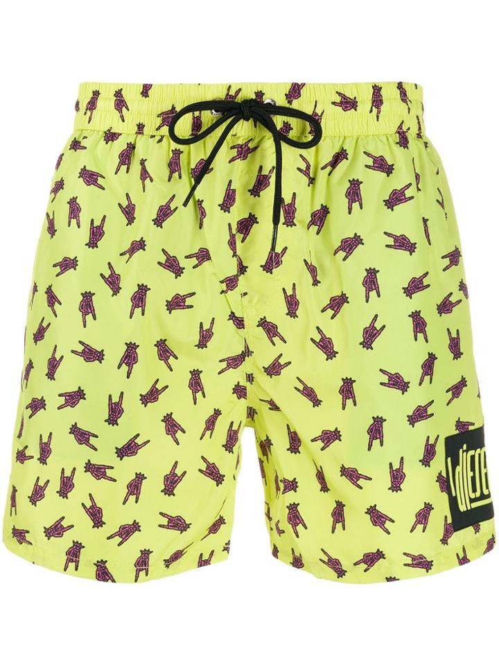 Diesel Bmbx-sandy Swim Shorts - Yellow