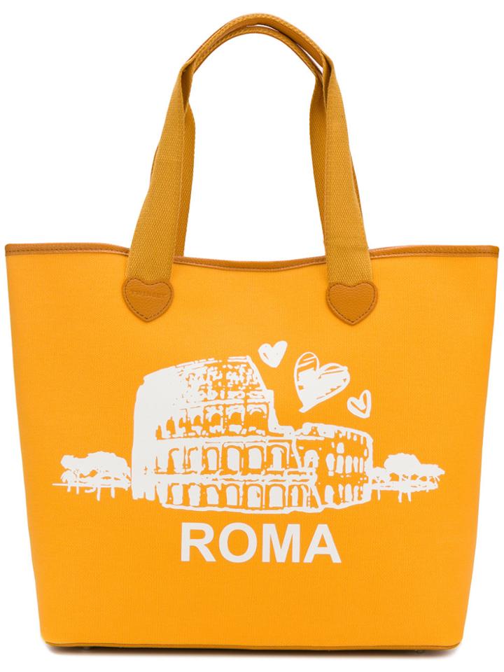 Twin-set Roma Tote Bag - Yellow & Orange