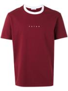 Futur - Logo Print T-shirt - Men - Cotton - M, Red, Cotton