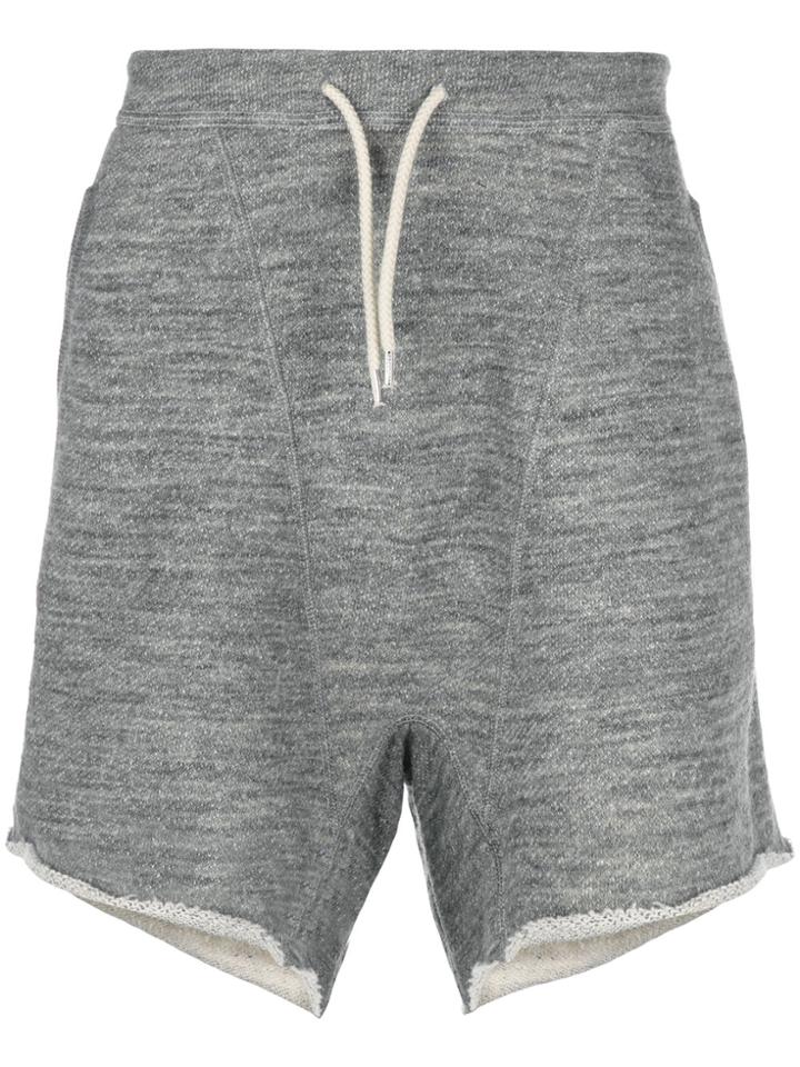 Dsquared2 Drop Crotch Track Shorts - Grey