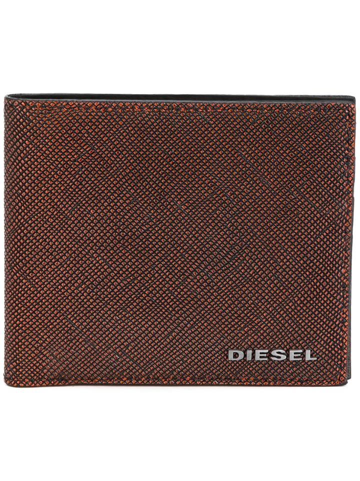 Diesel Classic Bi-fold Wallet - Red