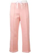 Miu Miu Elasticated Waist Trousers - Pink