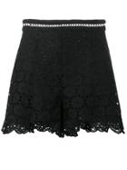 Zimmermann Lace Detail Shorts - Black
