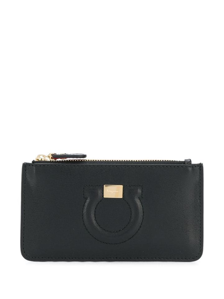 Salvatore Ferragamo Gancio City Wallet - Black