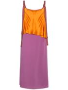Sies Marjan Silk Colour Block Strappy Dress - Yellow