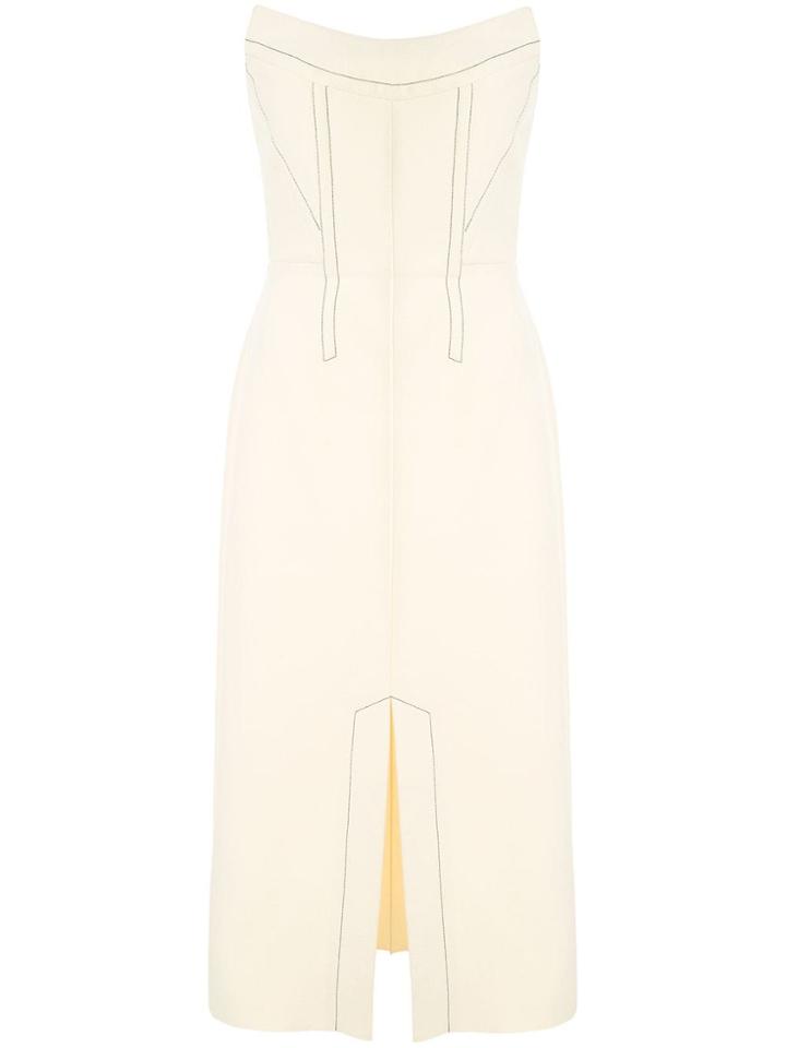 Dion Lee Convex Bustier Dress - Neutrals
