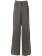 Egrey Wide Leg Trousers, Women's, Size: 42, Green, Viscose