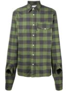 Gosha Rubchinskiy Plaid Sleeve Detail Shirt