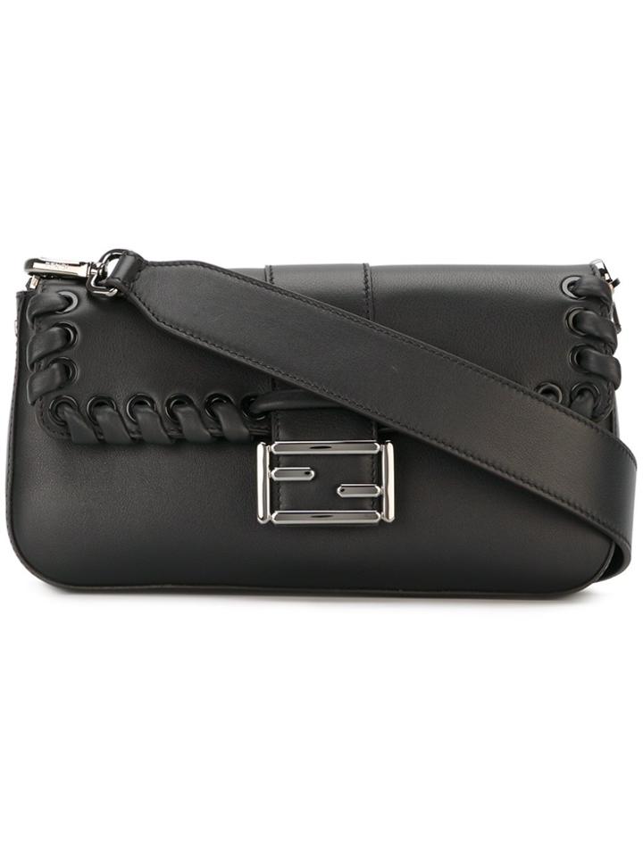 Fendi Baguette Shoulder Bag - Black