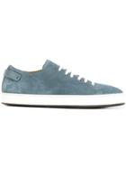 Santoni Contrast Sole Sneakers - Blue