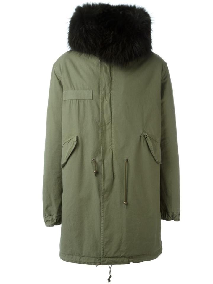 Mr & Mrs Italy Raccoon Fur Collar Parka
