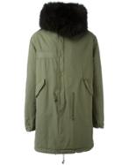 Mr & Mrs Italy Raccoon Fur Collar Parka