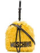 Moschino Mohair Bucket Bag - Yellow