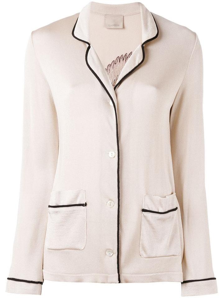 Laneus Knit Cardigan Blazer - Neutrals