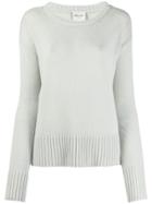 Forte Forte Ribbed Trim Jumper - Blue