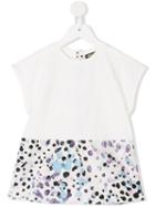 Roberto Cavalli Kids Abstract Print T-shirt, Girl's, Size: 11 Yrs, White