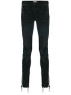 Palm Angels - Distressed Skinny Jeans - Men - Cotton/polyester/polyurethane - 33, Grey, Cotton/polyester/polyurethane
