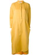 Henrik Vibskov - 'beatle' Dress - Women - Silk/cotton - S, Yellow/orange, Silk/cotton