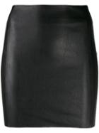 Drome Leather Mini Skirt - Black