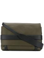 Bottega Veneta Textured Messenger Bag - Green
