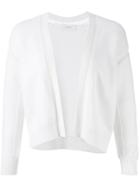 Astraet Open Front Cardigan, Women's, White, Cotton/nylon