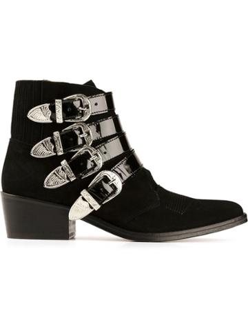 Toga Pulla Buckled Ankle Boots
