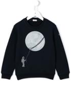 Il Gufo Astronaut And Moon Sweatshirt