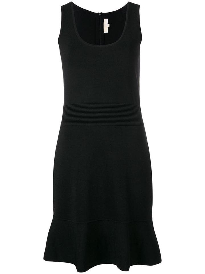 Michael Michael Kors Fluted Hem Dress - Black