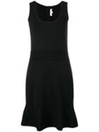 Michael Michael Kors Fluted Hem Dress - Black